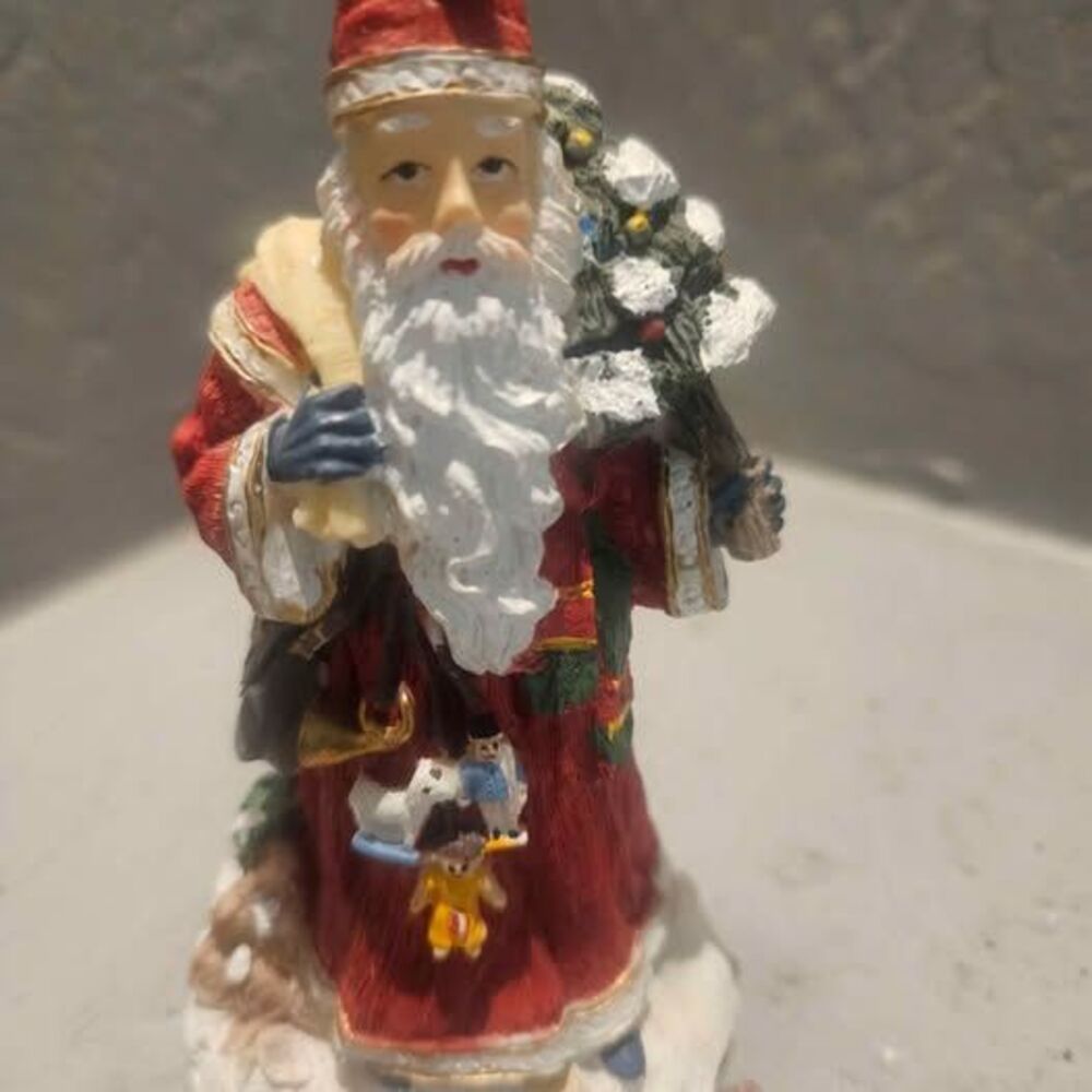 1992 Resin 4.5" International Santa Collection "Weihnachtsmann" Germany Santa